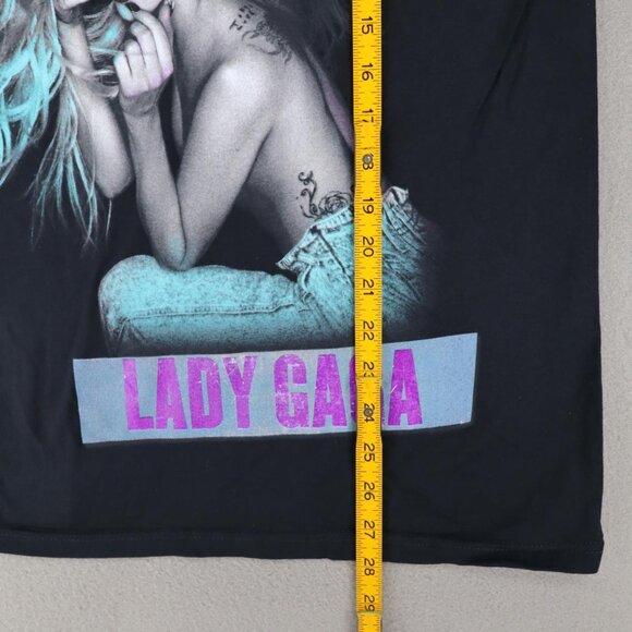 Lady Gaga The Born This Way Ball 2012 2013 Edge Of Glory Tour Concert Tee T-Shir - Picture 6 of 6